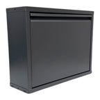 Slimline Metal Shoe Cabinet Anthracite – Modern, Space-Saving Storage Solution