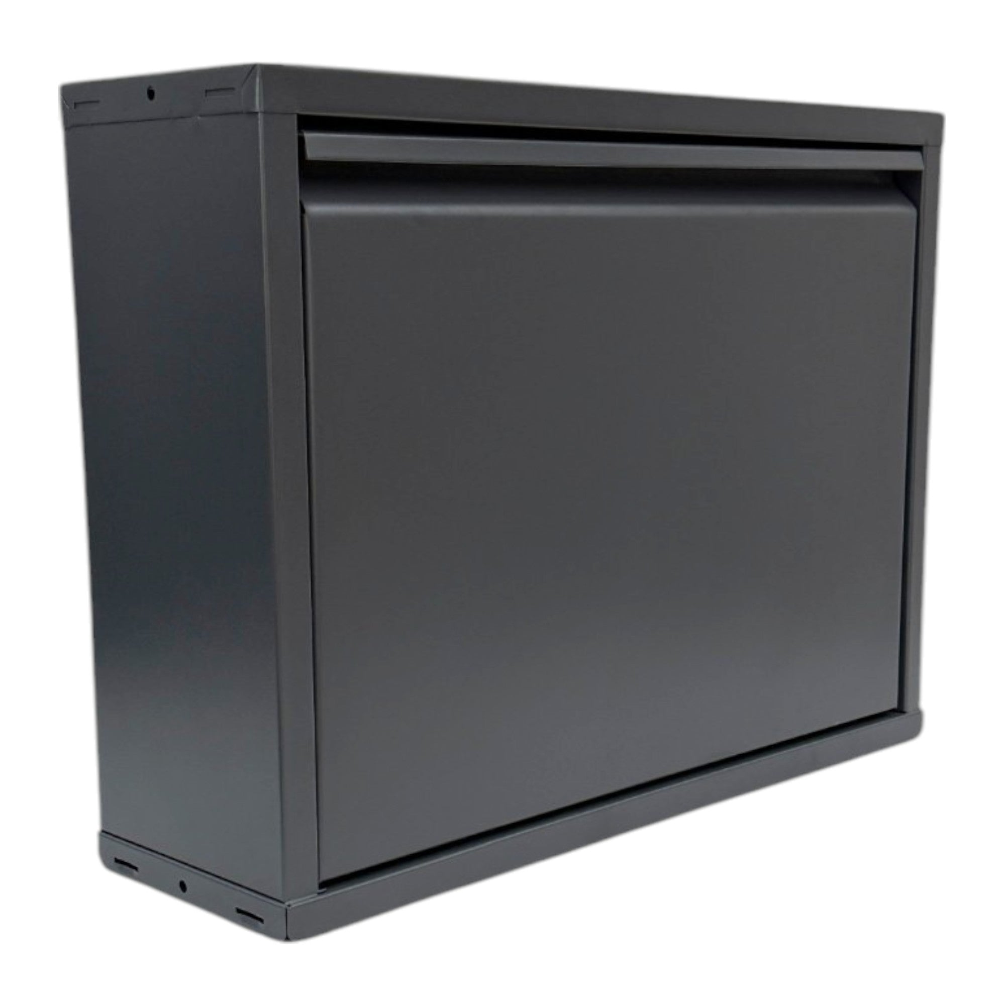 Slimline Metal Shoe Cabinet Anthracite – Modern, Space-Saving Storage Solution