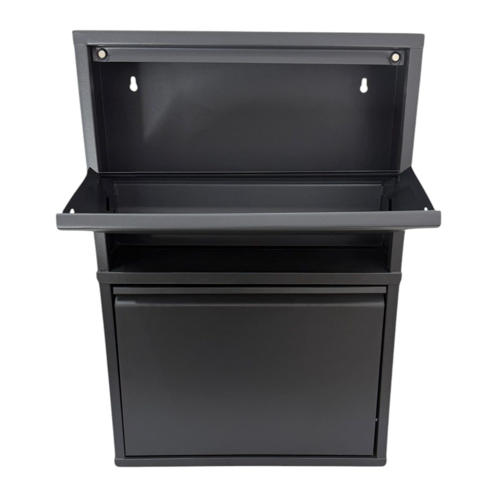 Slimline Metal Shoe Cabinet Anthracite – Modern, Space-Saving Storage Solution