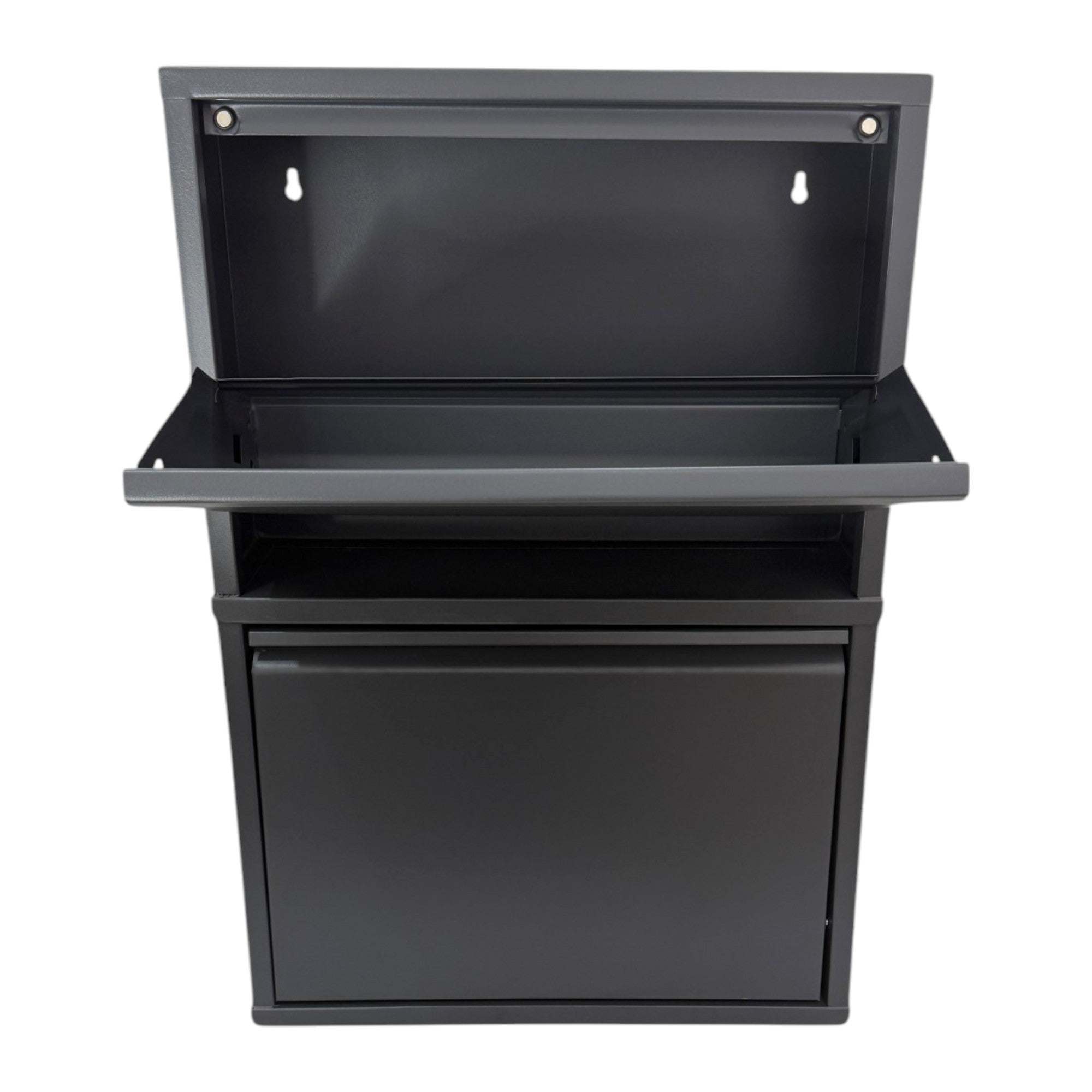Slimline Metal Shoe Cabinet Anthracite – Modern, Space-Saving Storage Solution