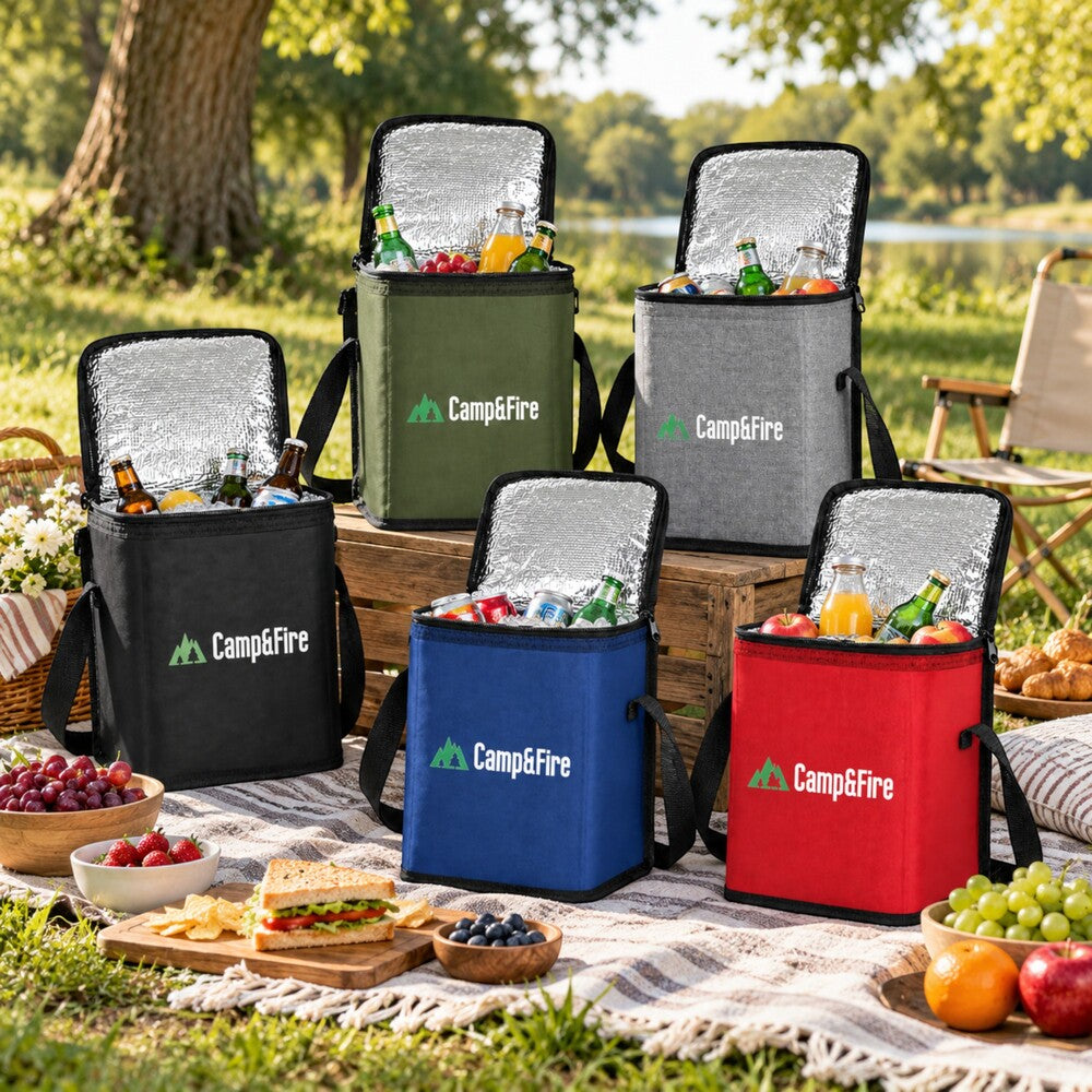 Camp&Fire 6L Insulated Lunch Bag – Thermal Cooler Bag with Zip Closure