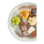 9-Inch Heavy Duty Paper Plates. Eco-Friendly Round Tableware. Microwave Safe.