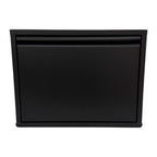Slimline Metal Shoe Cabinet Black – Modern, Space-Saving Storage Solution
