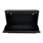 Slimline Metal Shoe Cabinet Black – Modern, Space-Saving Storage Solution