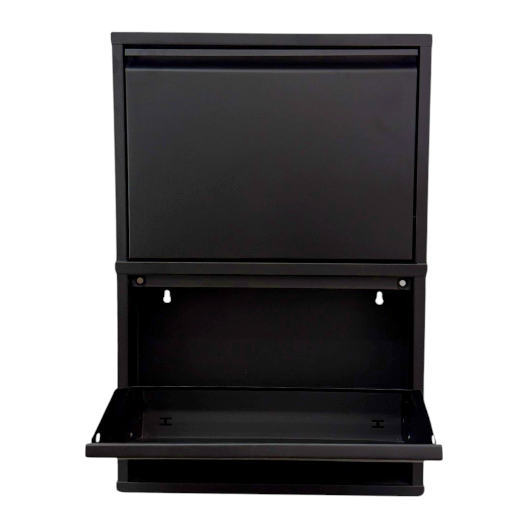 Slimline Metal Shoe Cabinet Black – Modern, Space-Saving Storage Solution