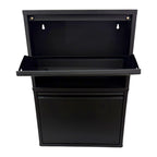 Slimline Metal Shoe Cabinet Black – Modern, Space-Saving Storage Solution