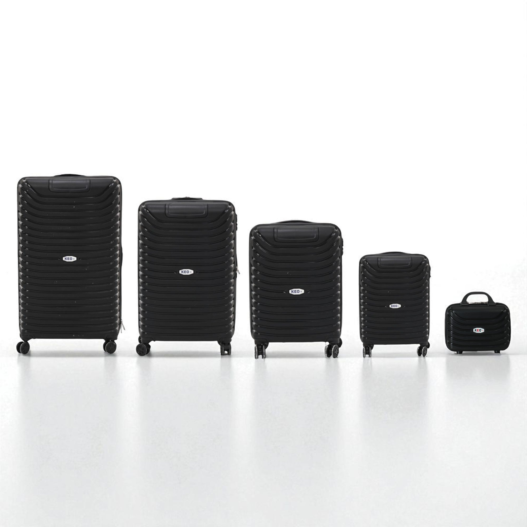 5-Piece Travel Lightweight Luggage Set – Hardshell Suitcases with Spinner Wheels & Lock