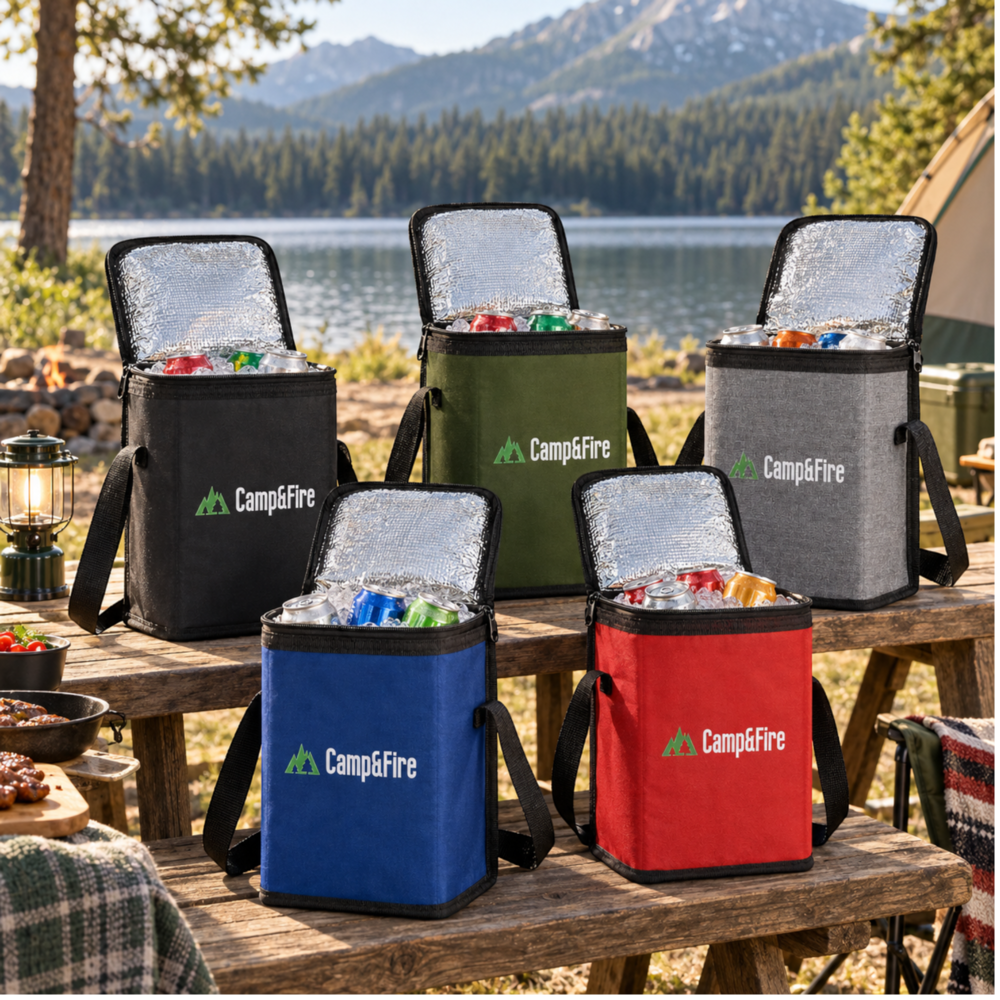 Camp&Fire 6L Insulated Lunch Bag – Thermal Cooler Bag with Zip Closure