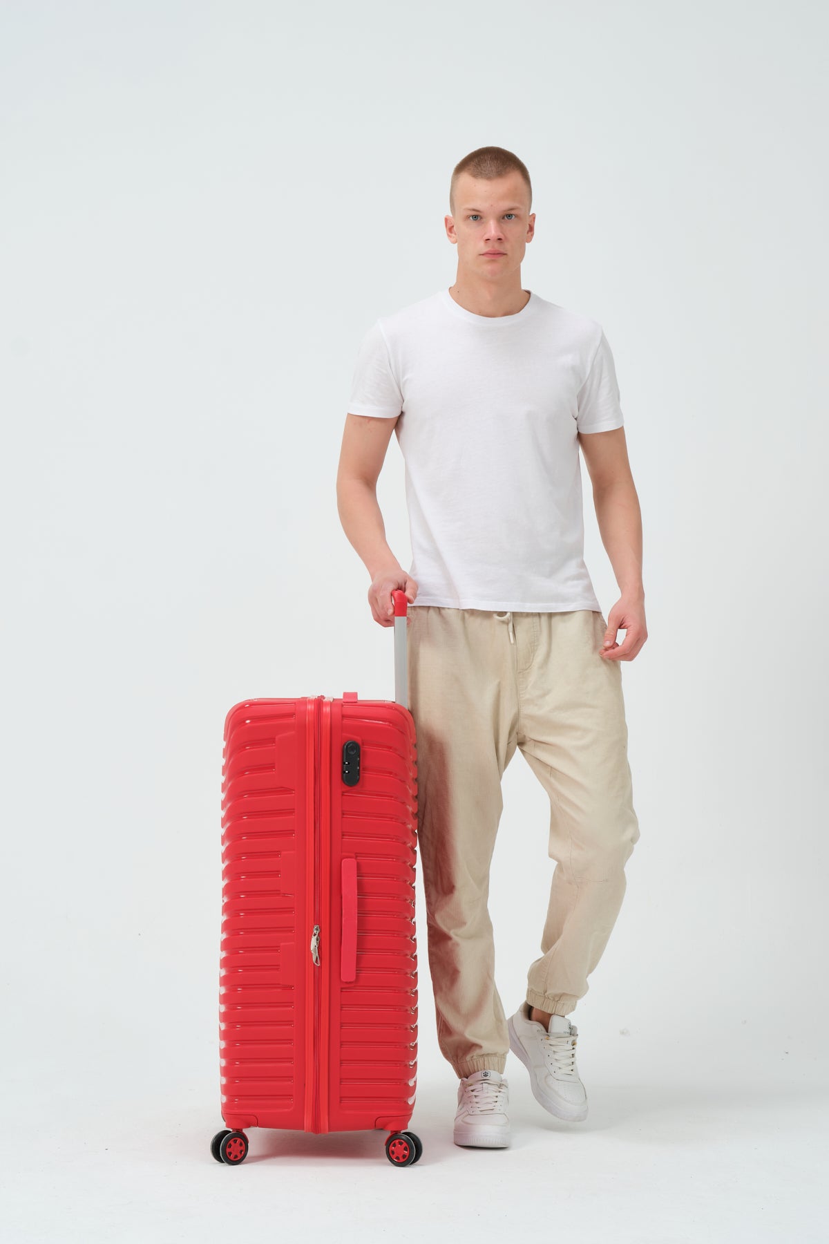 5-Piece Travel Lightweight Luggage Set – Hardshell Suitcases with Spinner Wheels & Lock