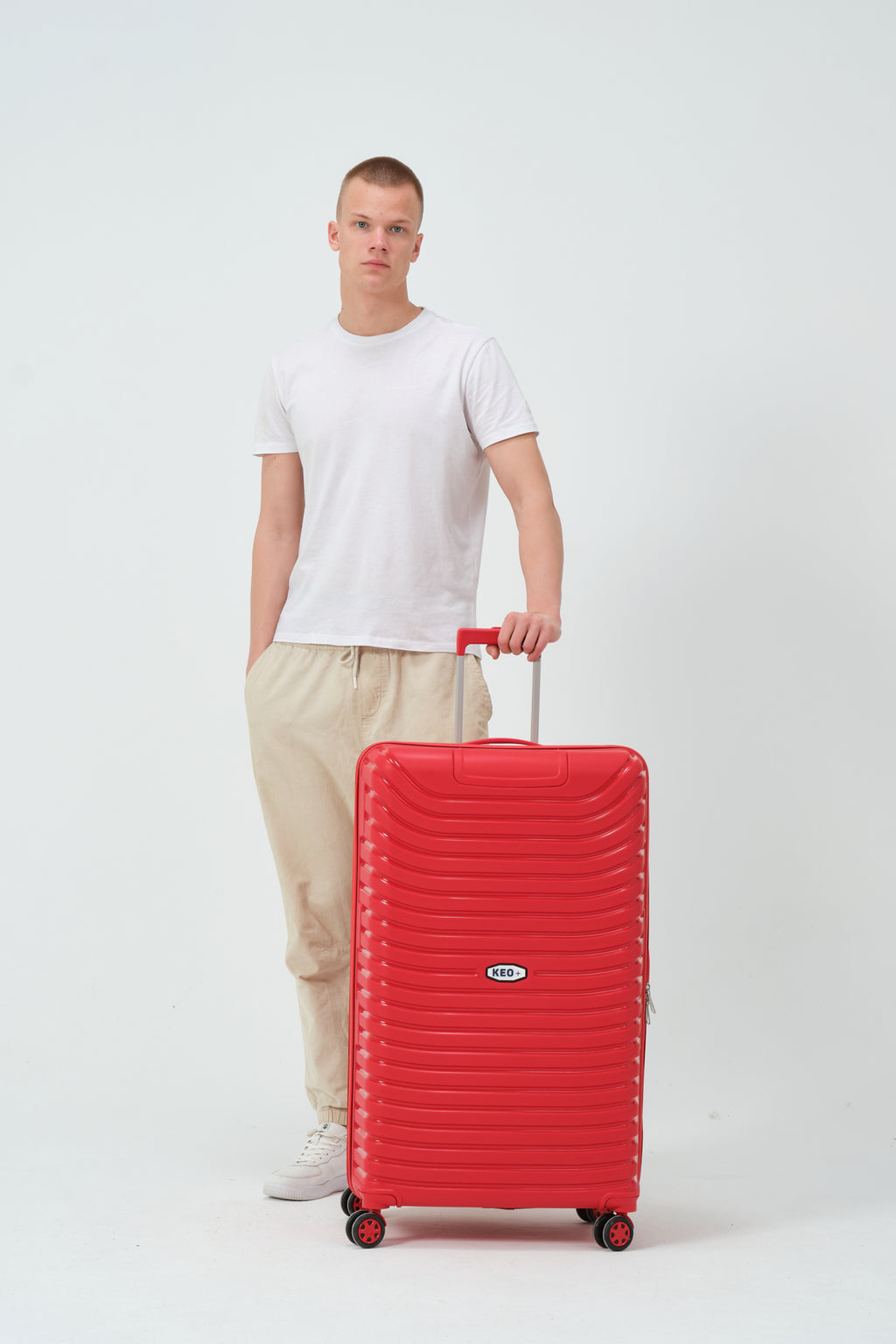 28” Large Hardshell Luggage – Lightweight Polypropylene Suitcase with Spinner Wheels & Lock