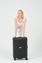 5-Piece Travel Lightweight Luggage Set – Hardshell Suitcases with Spinner Wheels & Lock