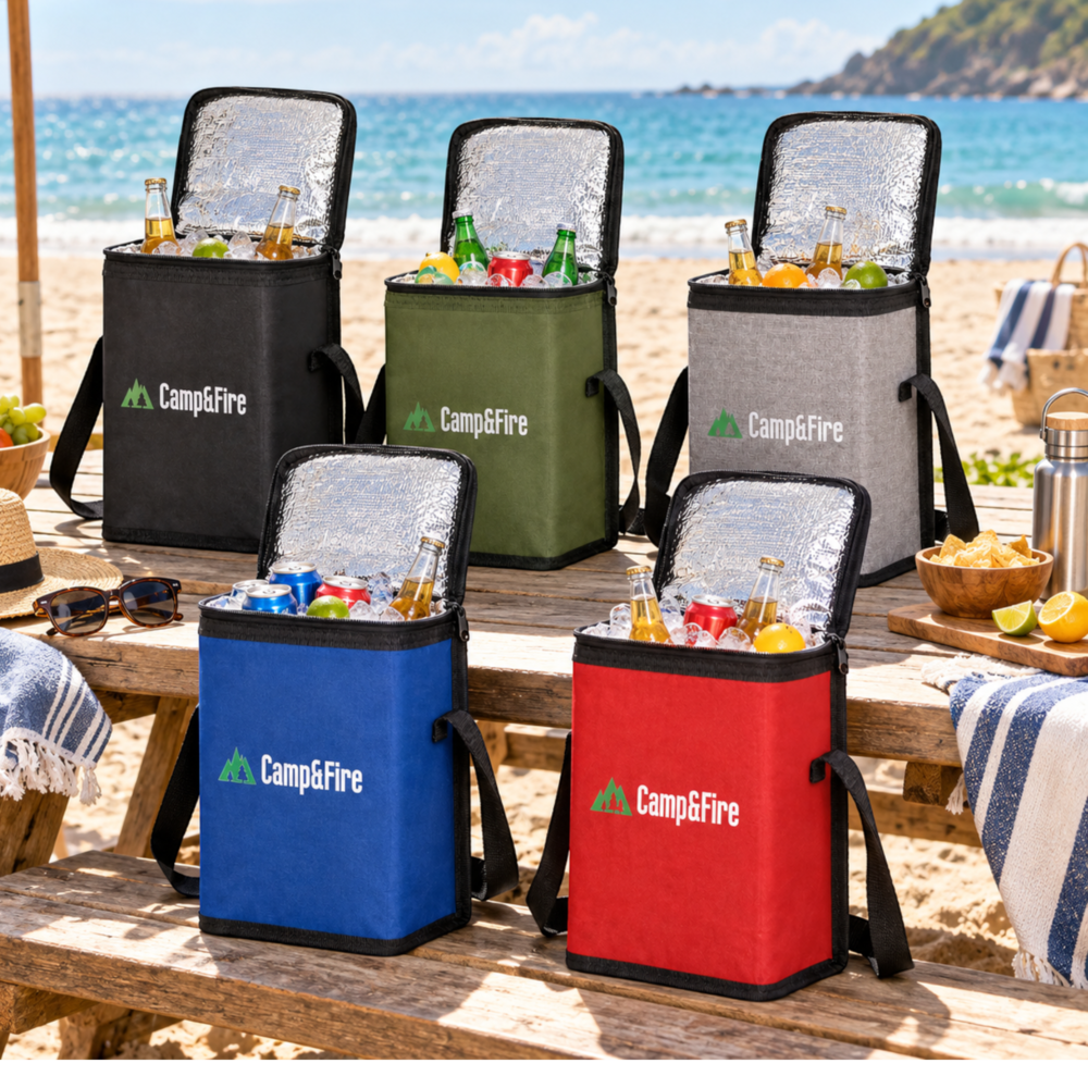 Camp&Fire 6L Insulated Lunch Bag – Thermal Cooler Bag with Zip Closure