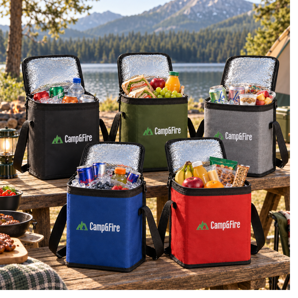 Camp&Fire 6L Insulated Lunch Bag – Thermal Cooler Bag with Zip Closure