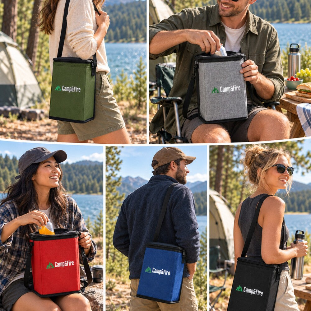 6L Insulated Thermal Lunch Bag – Keep Food Hot or Cold with Zipper Closure