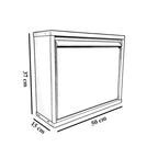 Slimline Metal Shoe Cabinet Anthracite – Modern, Space-Saving Storage Solution