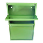 Slimline Metal Shoe Cabinet Green – Modern, Space-Saving Storage Solution