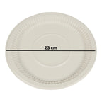 9-Inch Heavy Duty Paper Plates. Eco-Friendly Round Tableware. Microwave Safe.