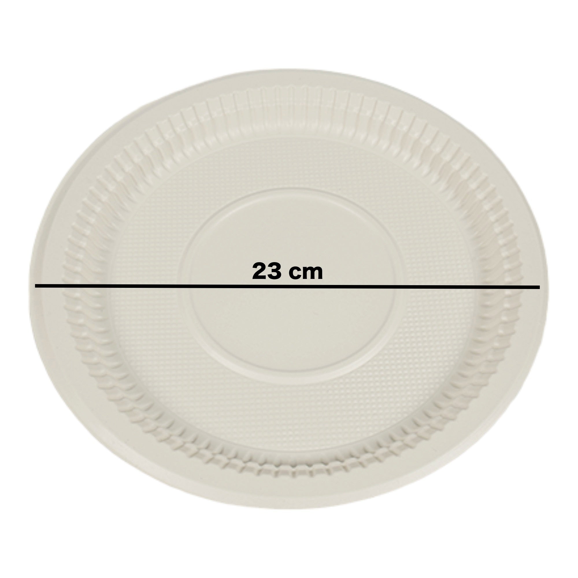 9-Inch Heavy Duty Paper Plates. Eco-Friendly Round Tableware. Microwave Safe.