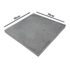 Pizza Baking Stone - Square. Multi-Purpose Lava Stone for Oven & BBQ. Serving Stone.