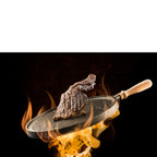 35cm Double-Sided Granite Griddle Pan | Non-Stick, Oven-Safe Grill Plate with Detachable Handle