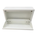 Slimline Metal Shoe Cabinet White – Modern, Space-Saving Storage Solution