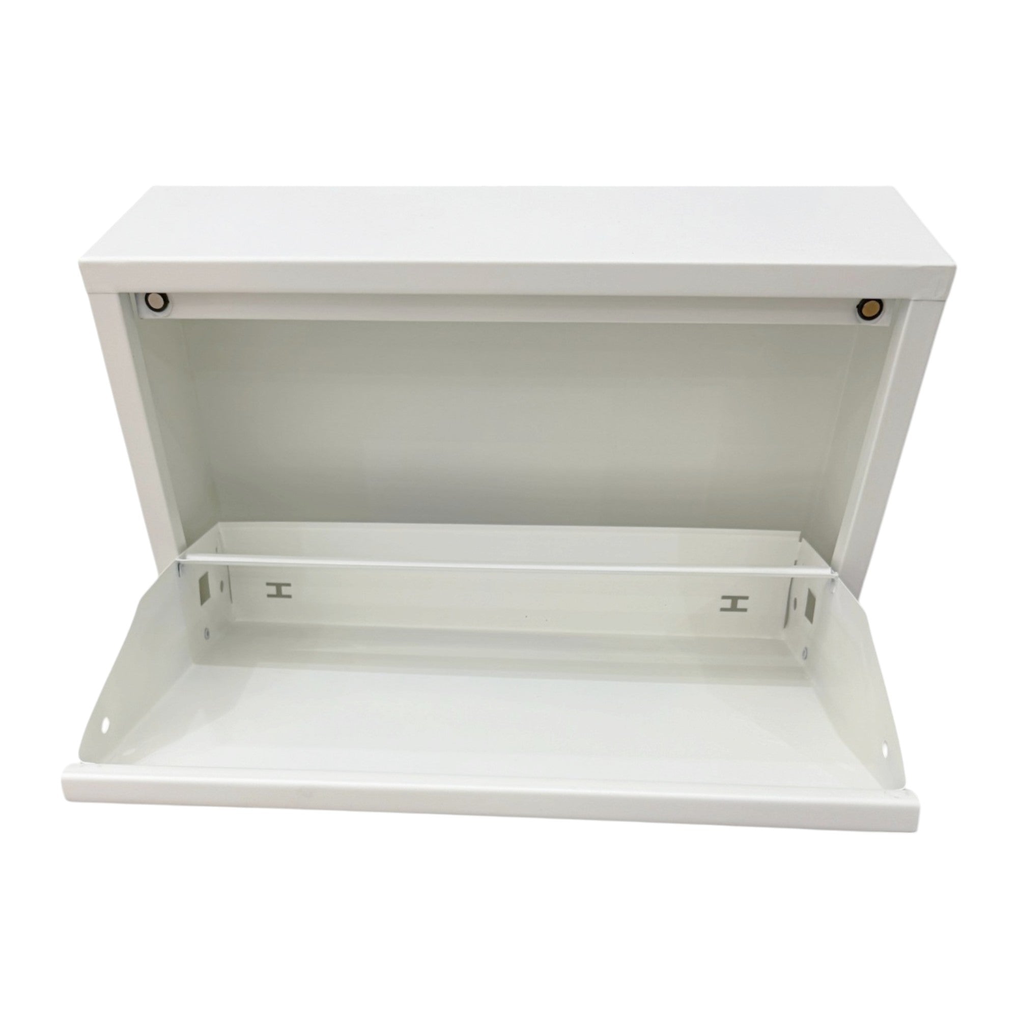 Slimline Metal Shoe Cabinet White – Modern, Space-Saving Storage Solution