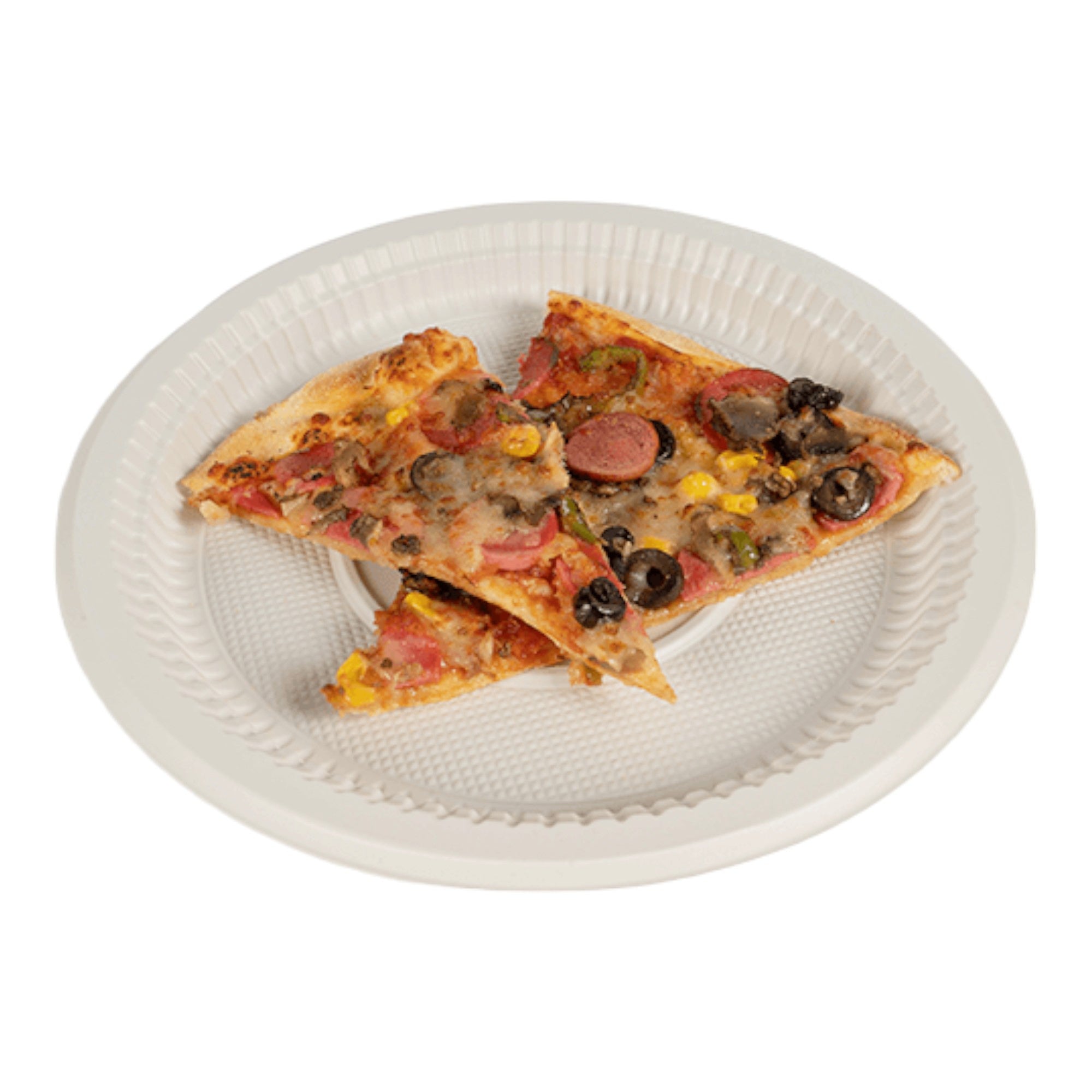 9-Inch Heavy Duty Paper Plates. Eco-Friendly Round Tableware. Microwave Safe.